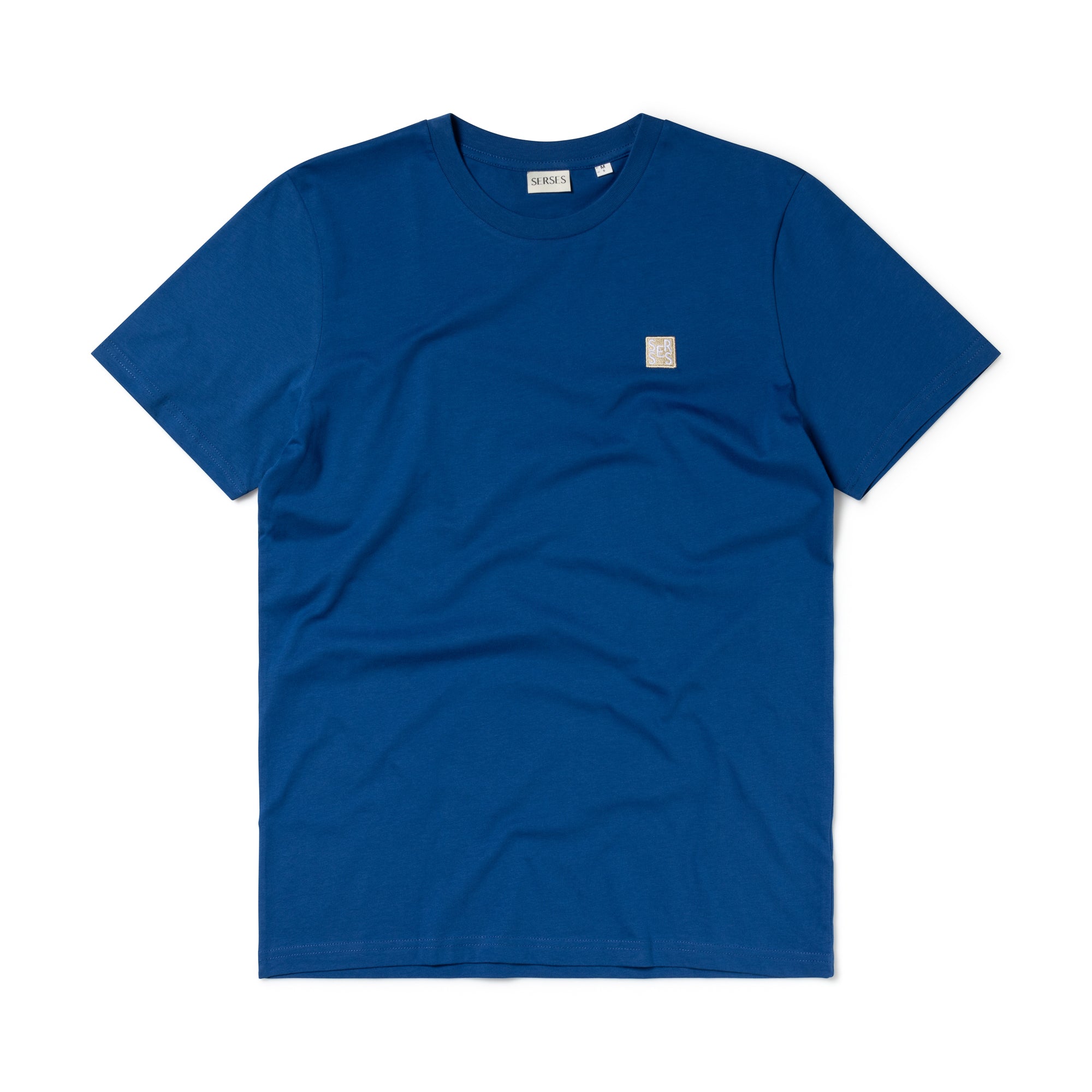 Monogram Organic T-shirt in Royal Blue